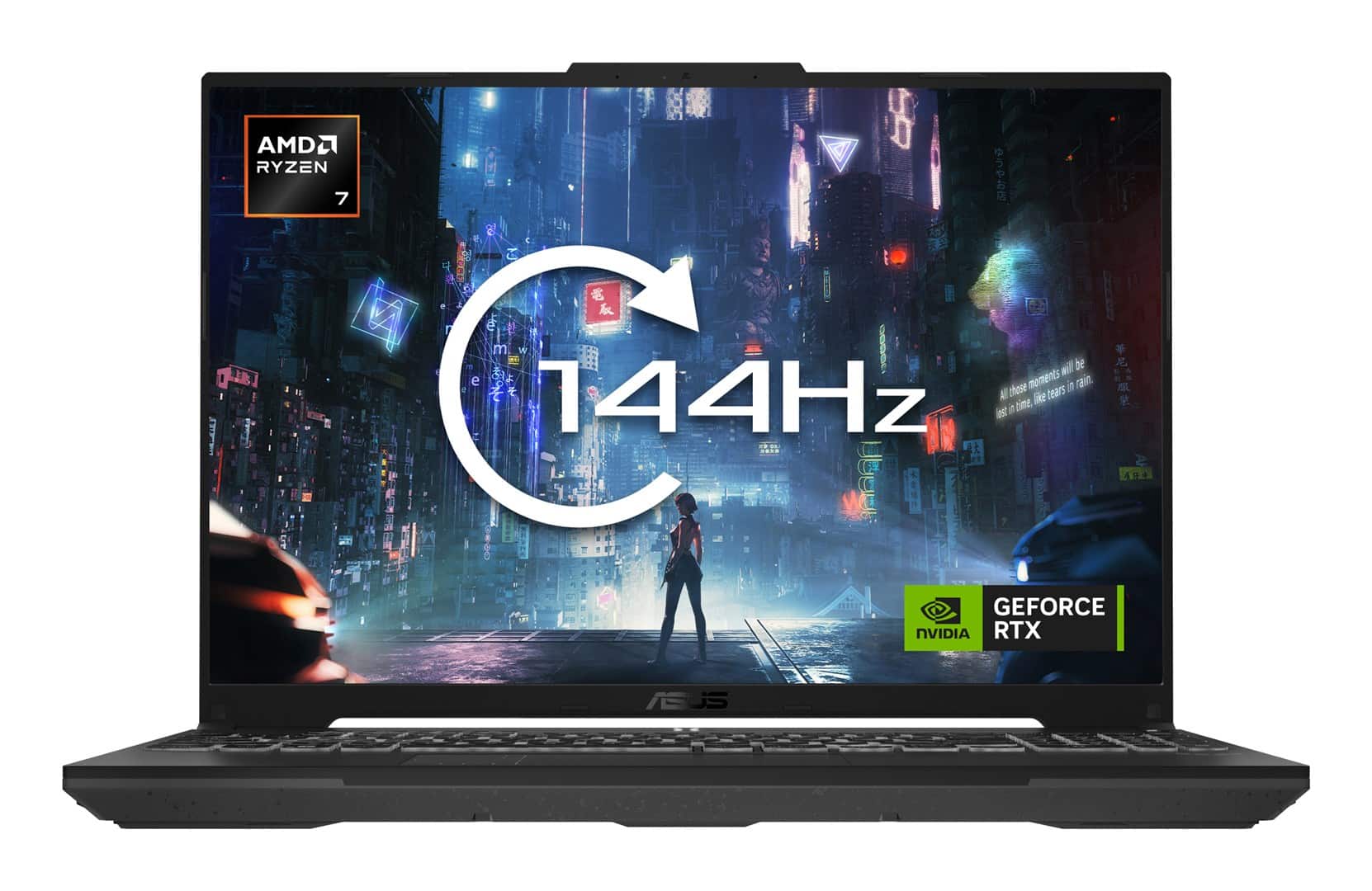 ASUS TUF Gaming A16 FA607NUQ-RL009W Ryzen 7 170 16.0"FHD+ Value IPS-level 144Hz 300nits AG 16GB DDR5 4800 SSD512 GeForce RTX 4050 6GB LAN Cam720p 56WHrs Win11 Aluminum Mecha Gray — zdjęcie 1 z 8