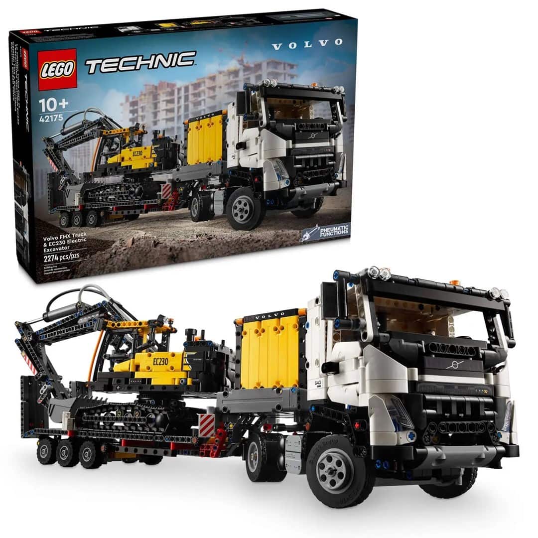 LEGO Technic 42175 Ciężarówka Volvo FMX i koparka EC230 Electric — zdjęcie 1 z 8