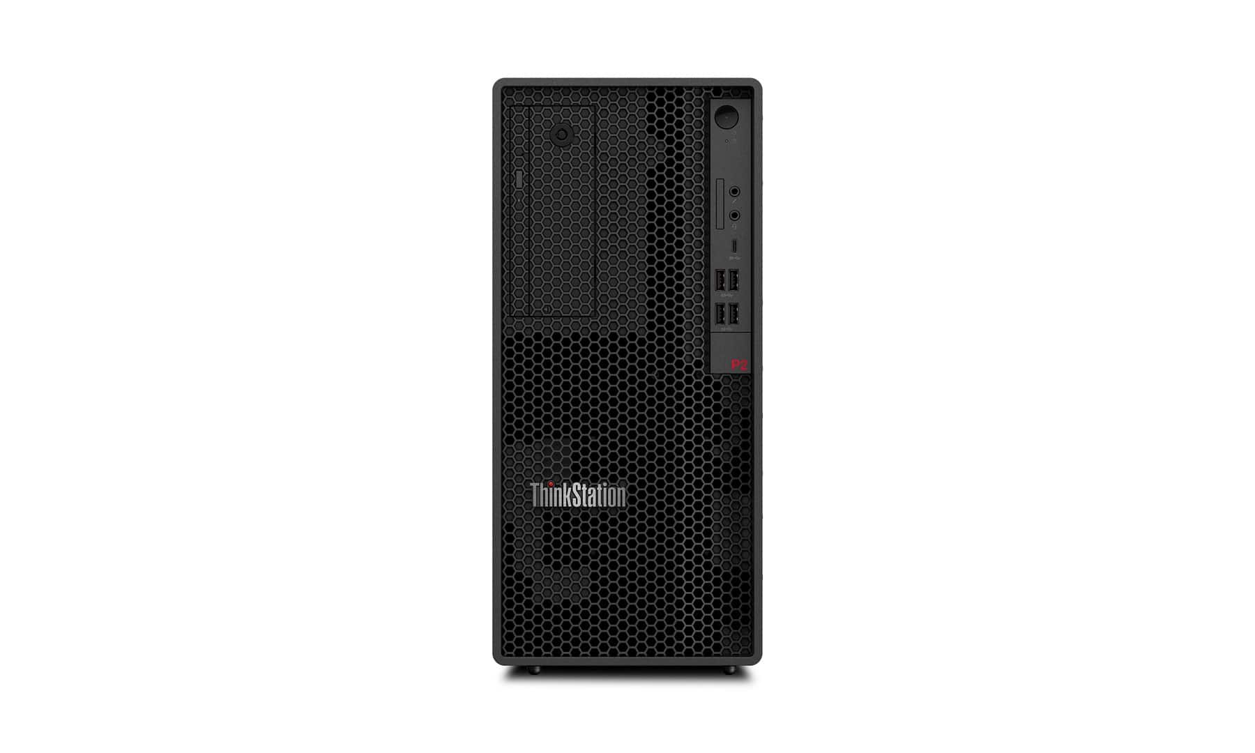 Komputer Biznesowy Lenovo ThinkStation P2 Tower G2 Ultra - 32GB DDR5 5600, 1TB SSD, NVIDIA GeForce RTX 5070 12GB, Windows 11 Pro, 3 lata gwarancji OnSite — zdjęcie 1 z 8
