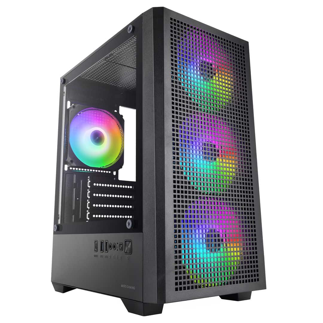 TACENS MARS MC-QUANTUM 3xFDB120+1xARGB120 USB-C ATX-obudowa/cases — zdjęcie 1 z 8