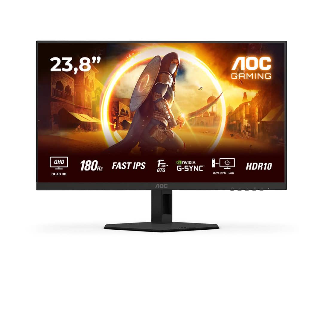 MONITOR AOC LED 23,8" Q24G4RE 180Hz (OUTLET) — zdjęcie 1 z 8
