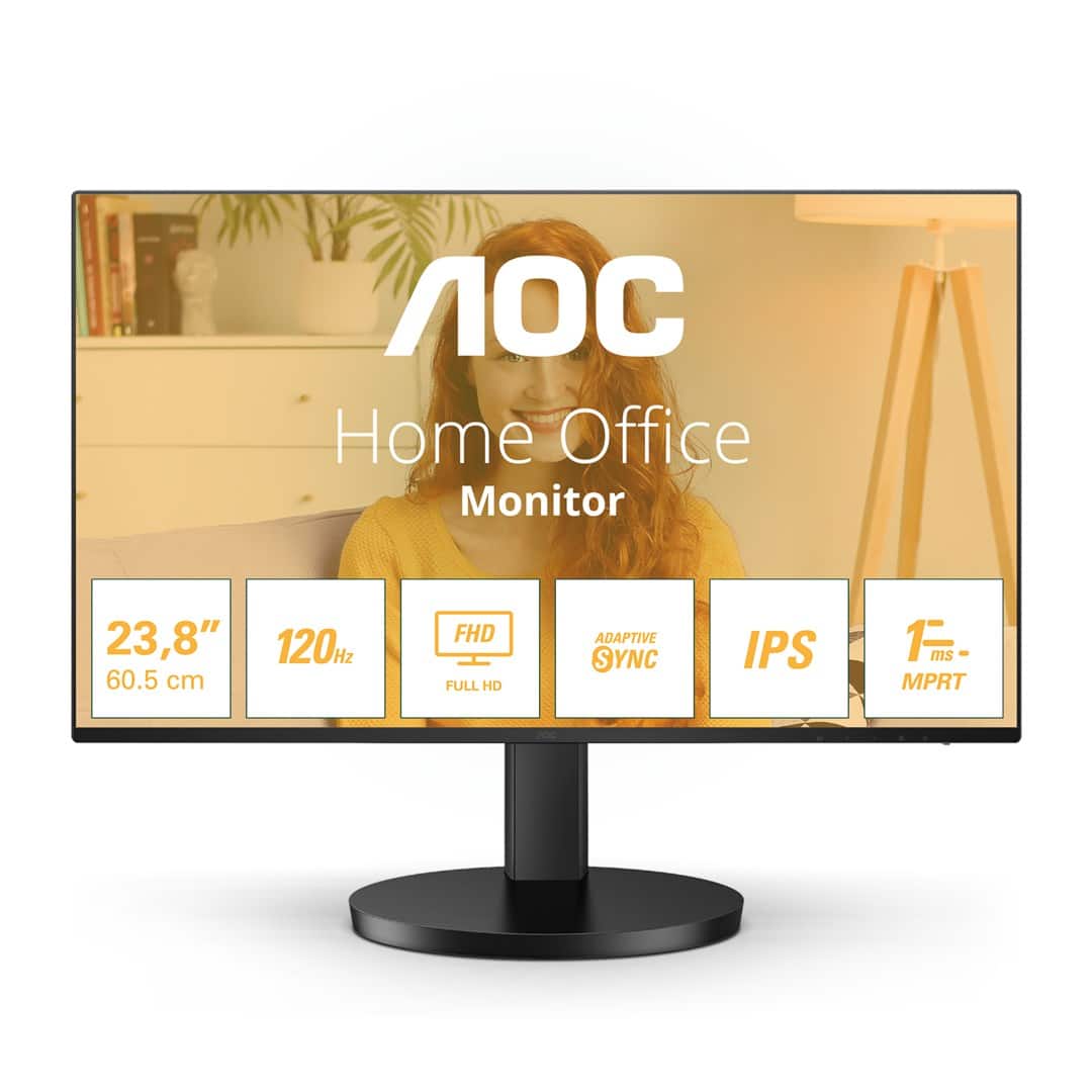 MONITOR AOC LED 23.8" 24B3HA2 100Hz (OUTLET) — zdjęcie 1 z 8