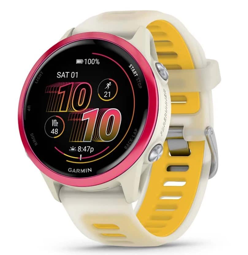 Zegarek Garmin Forerunner 570 42mm Bone/Raspberry Aluminium — zdjęcie 1 z 8