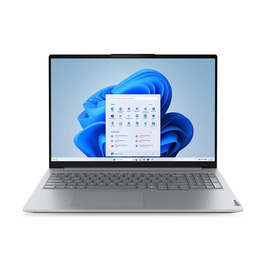 Lenovo ThinkBook 16 G9 IRL Core 7 240H 16" WUXGA IPS 400nits AG 16GB DDR5 5600 SSD512 Intel Graphics Cam1080p+IR 48Wh W11Pro Arctic Grey 3Y OnSite — zdjęcie 1 z 8