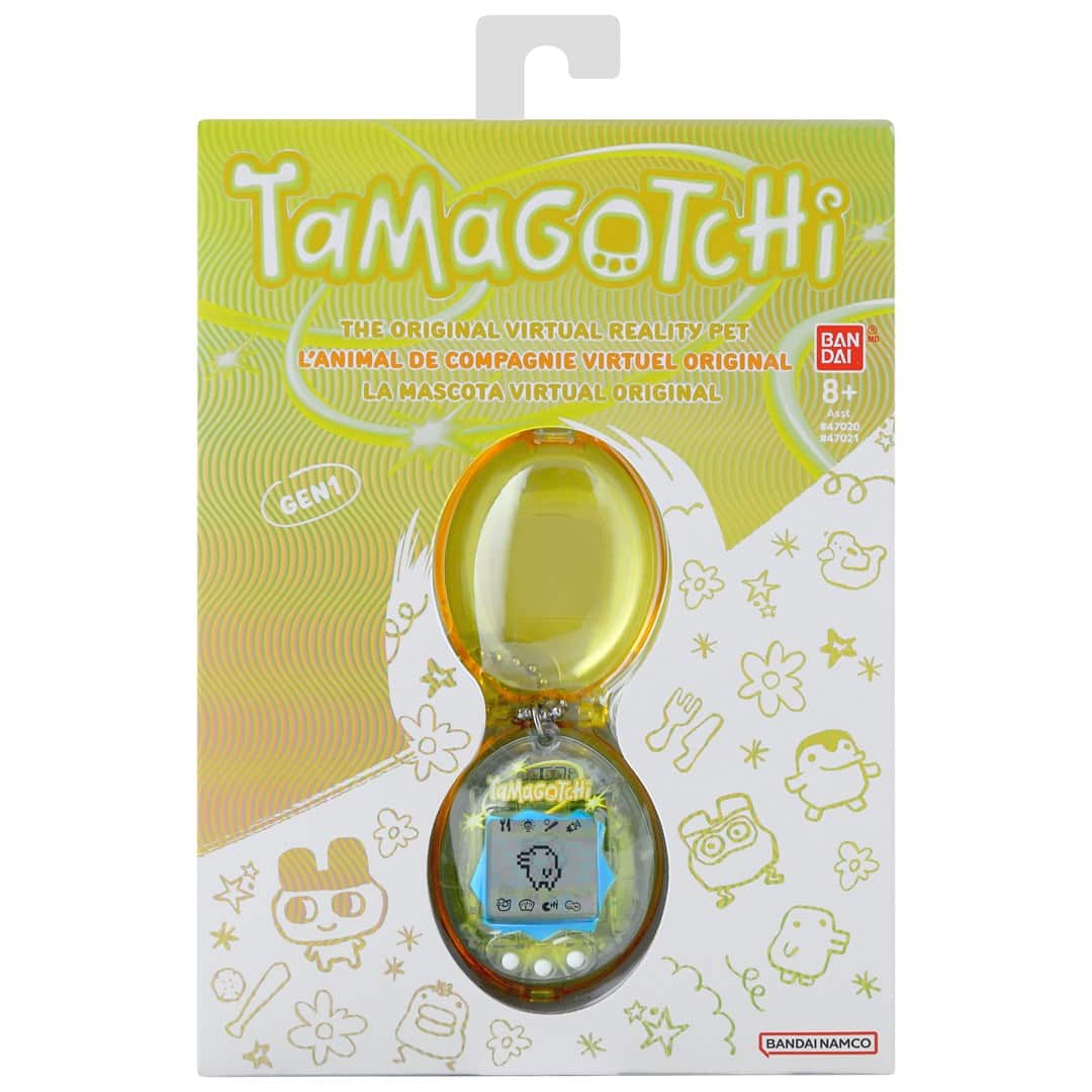 TAMAGOTCHI ORIGINAL WITH CASE - YELLOW — zdjęcie 1 z 7