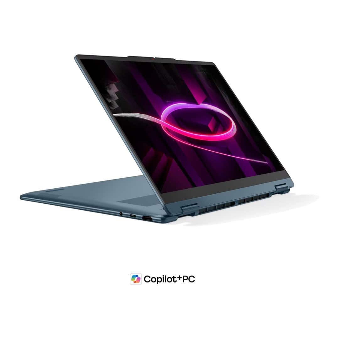 Lenovo Yoga 7 Gen 11 14AGP11 Ryzen AI 5 435 14"WUXGA Touch OLED 400nits 60Hz Glossy 16GB LPDDR5X-8000 SSD512 Radeon 840M Graphics 5.0MP + IR 70Wh Win11 Tidal Teal — zdjęcie 1 z 8