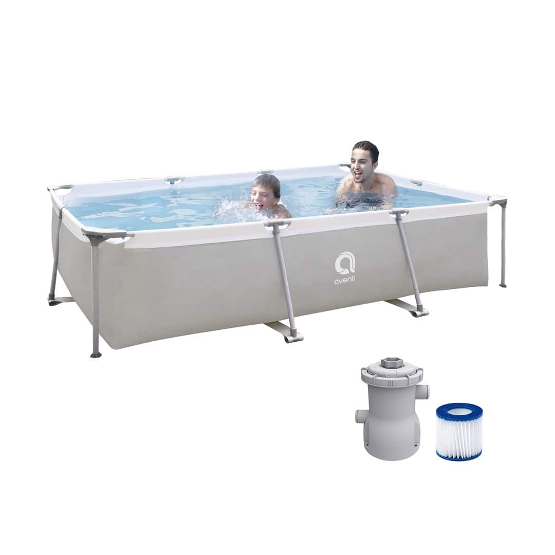 AVENLI BASEN STELAŻOWY SZARY 300X207X66 — zdjęcie 1 z 8