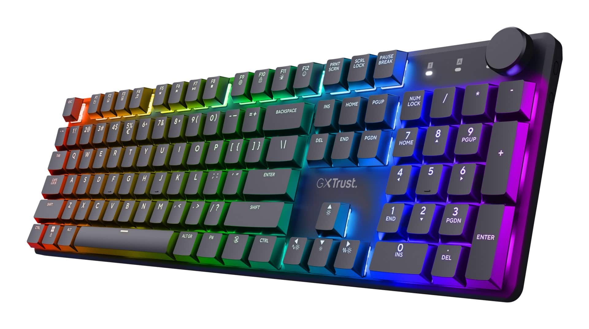 Klawiatura gamingowa Trust GXT 868 TORIX WIRELESS US — zdjęcie 1 z 8