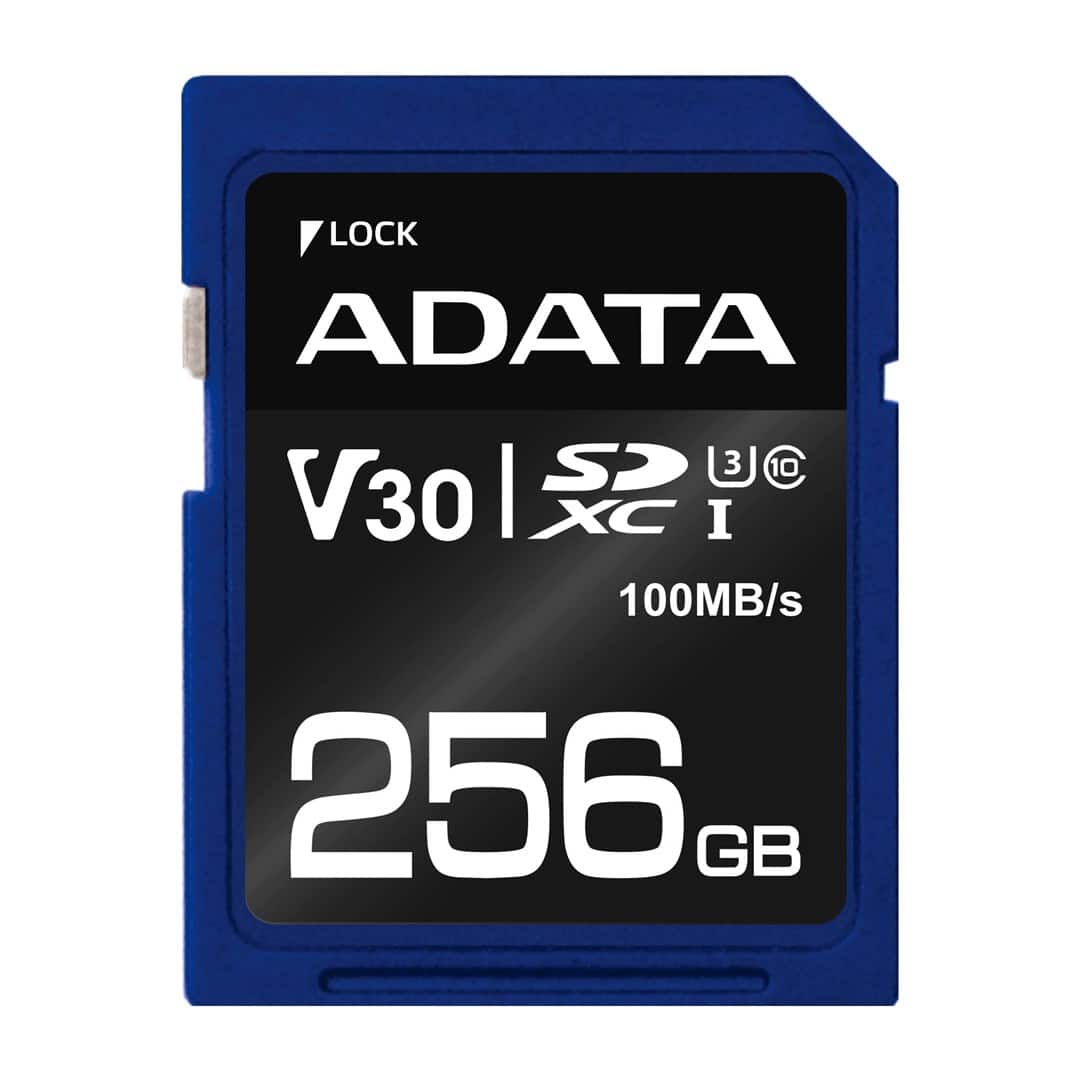 ADATA Premier Pro SDXC 256 GB Class 10 UHS-I/U3 V30 — zdjęcie 1 z 2