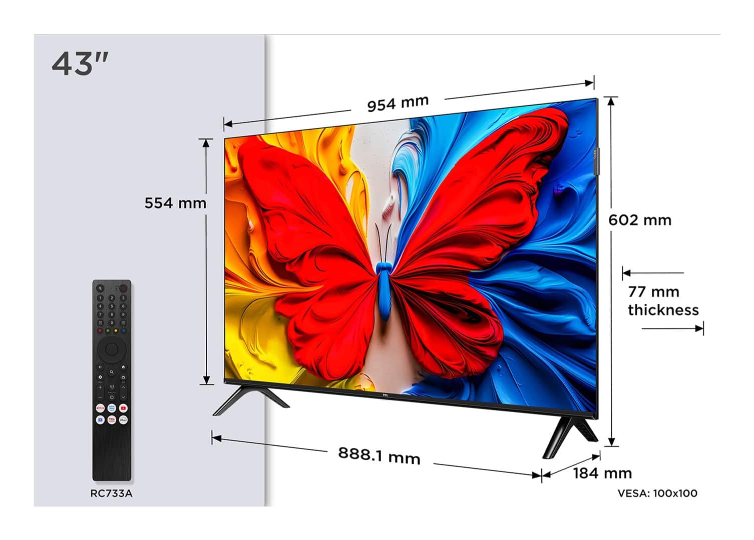 Telewizor 43" TCL 43S59K — zdjęcie 1 z 7