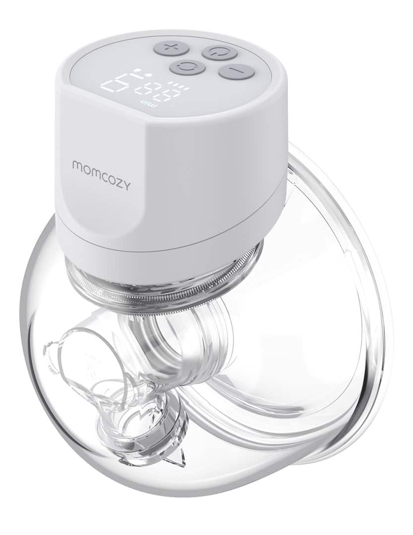 Laktator noszony MOMCOZY S12 Pro, biały, zestaw podwójny 180ml — zdjęcie 1 z 8