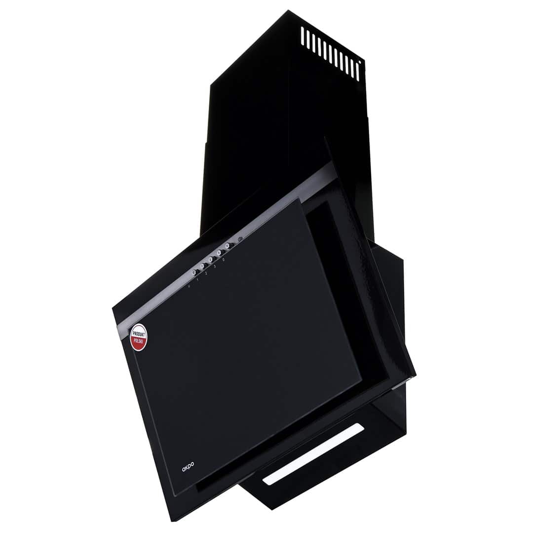 Okap AKPO WK-4 NERO LINE 2.0 50 CZARNY T300 Liniowy LED/Siłownik — zdjęcie 1 z 8