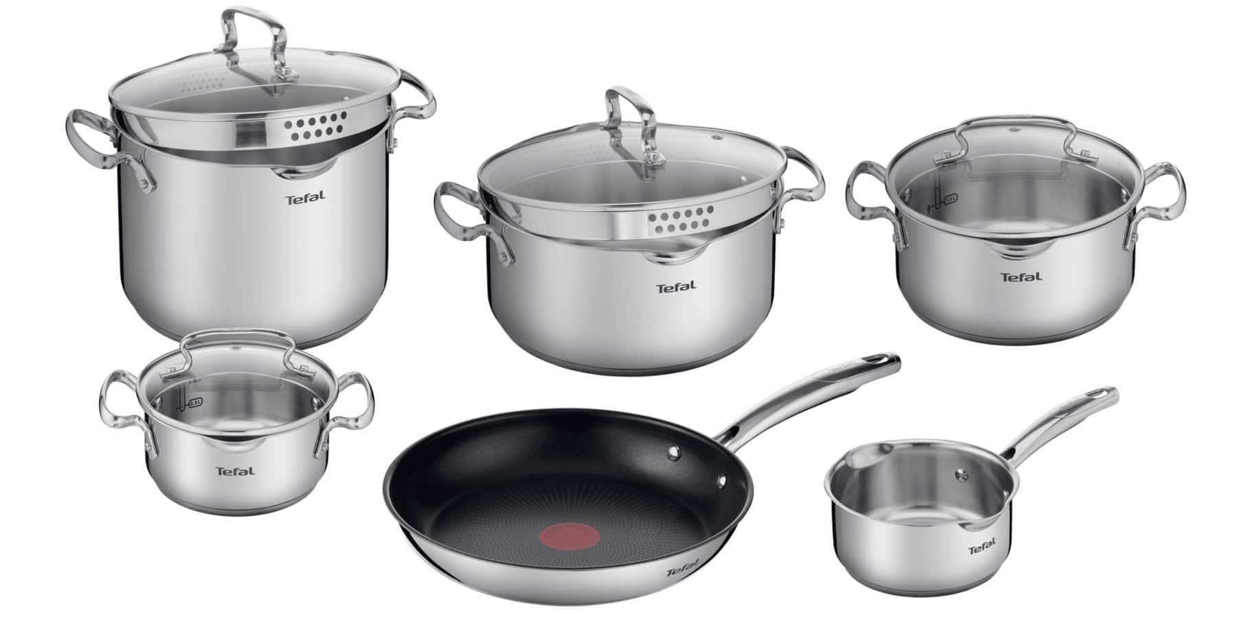 Zestaw garnków TEFAL Duetto+ 10 elem. G732SA55 — zdjęcie 1 z 4