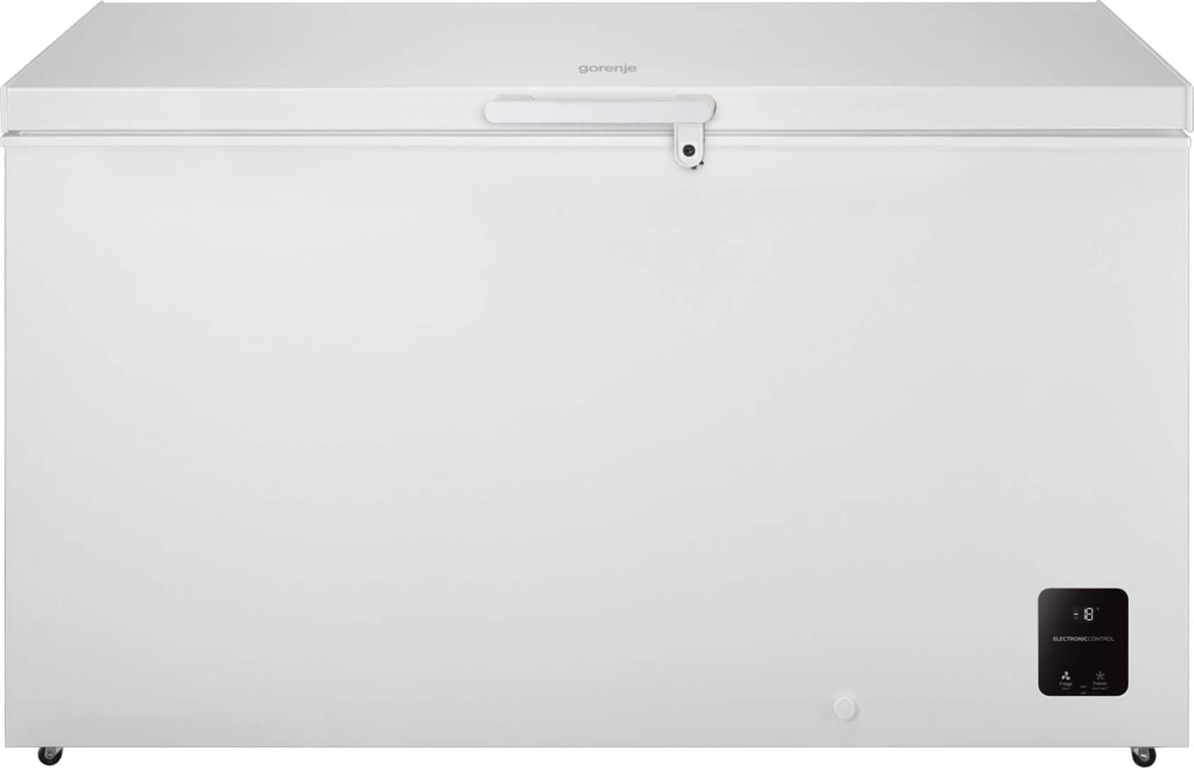 Zamrażarka skrzyniowa GORENJE FHC42EAW | klasa E | 420 l | 85 cm | FastFreeze | FreezeProtect -15°C | ConvertTotal | biały (OUTLET) — zdjęcie 1 z 2