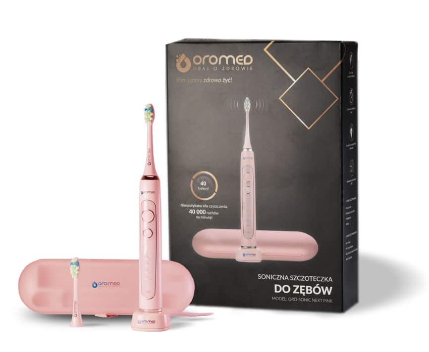 Szczoteczka soniczna ORO SONIC NEXT PINK OROMED (OUTLET) — zdjęcie 1 z 8