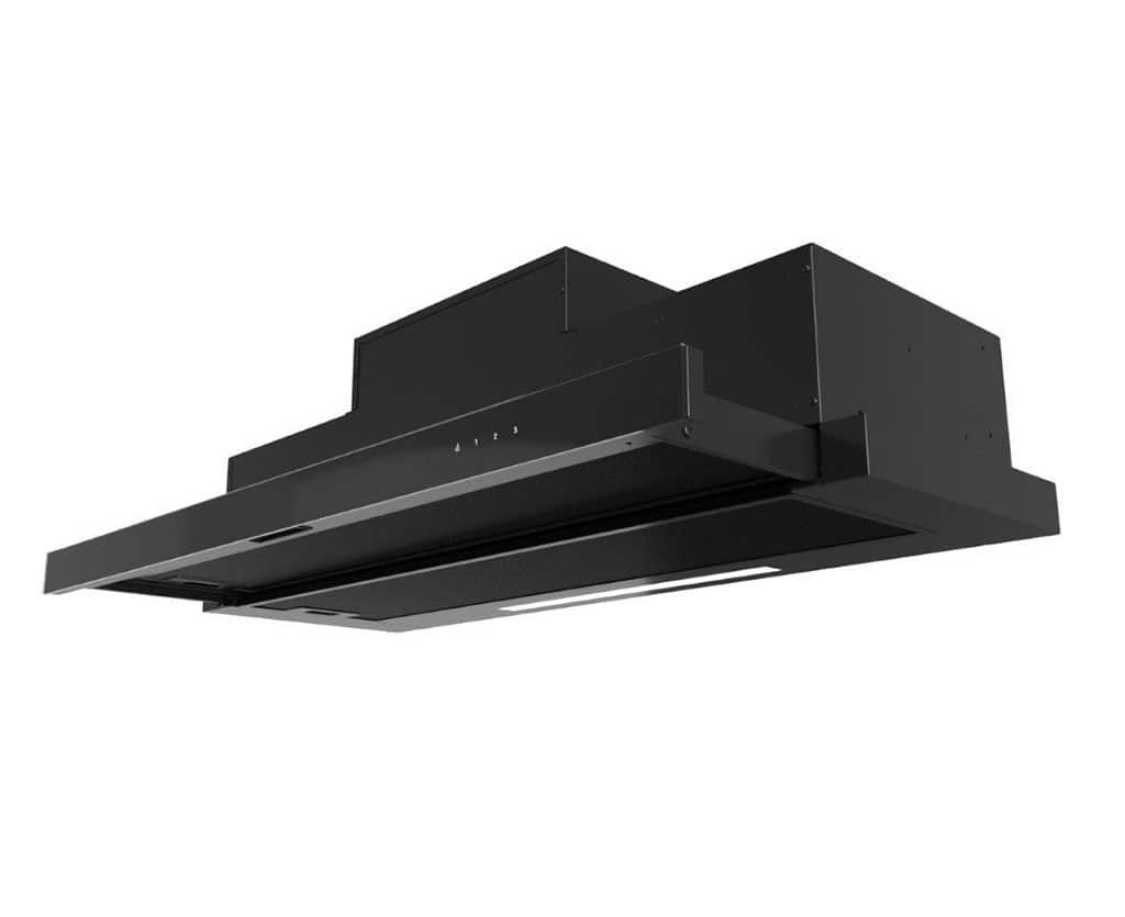 Okap teleskopowy MAAN Corona Touch Bis 60 cm | sterowanie dotykowe | LED | czarny (OUTLET) — zdjęcie 1 z 2