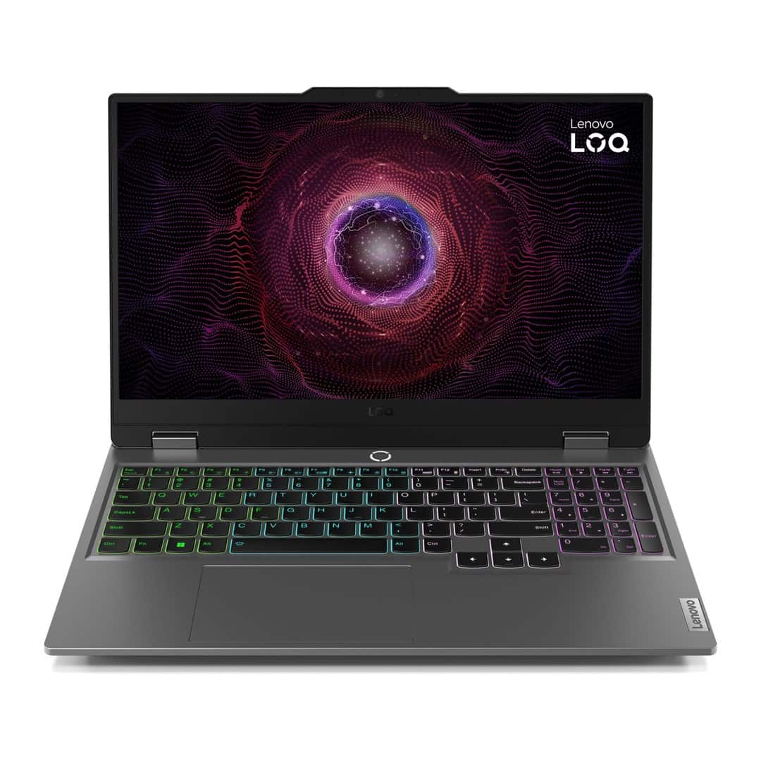Laptop gamingowy Lenovo LOQ 15AHP9 Ryzen 7 7445HS 15,6" FHD 144Hz IPS 300 nitów, 16GB DDR5 5600, 512GB SSD, GeForce RTX 4050 6GB — zdjęcie 1 z 8