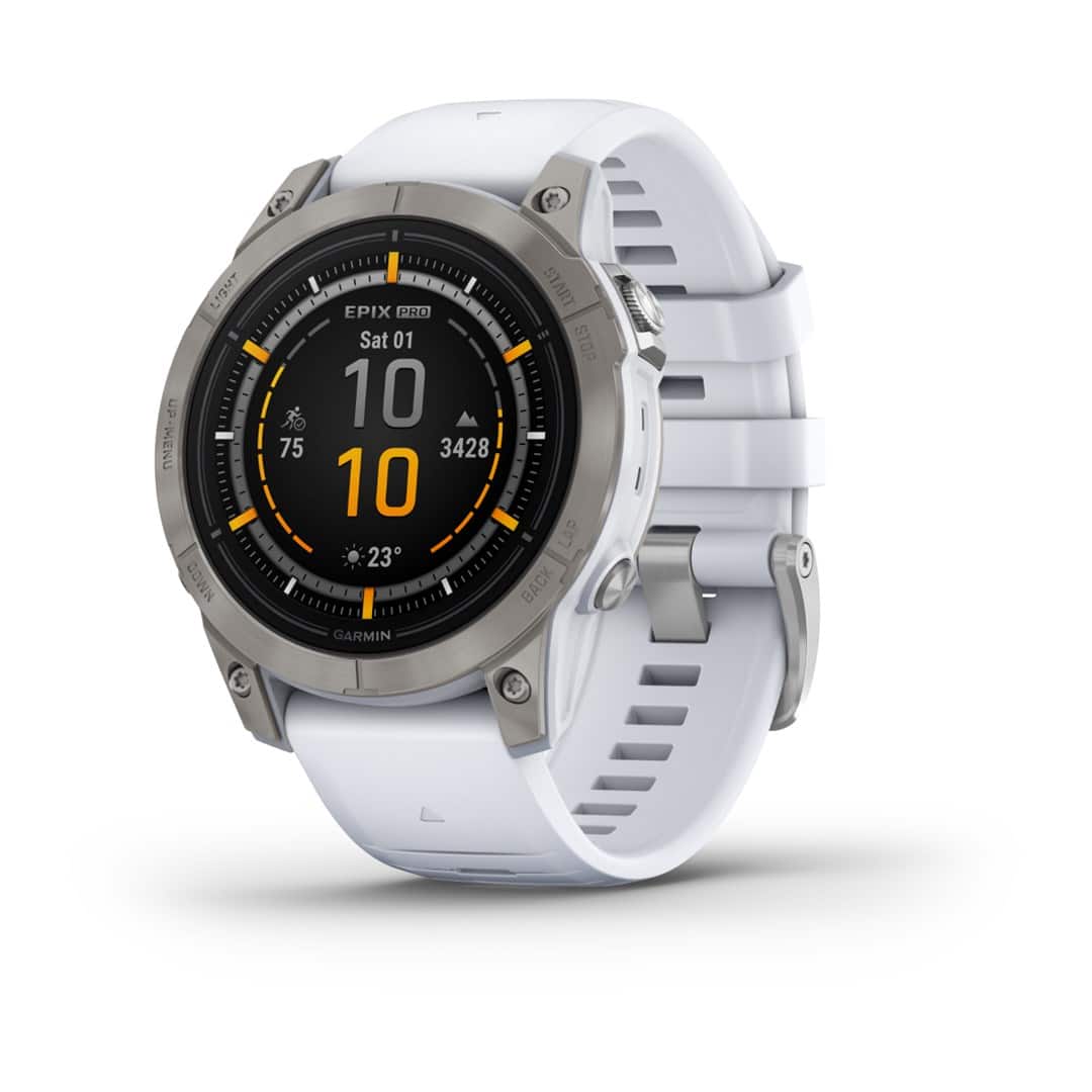 Zegarek sportowy Garmin Epix Pro 2 Sapphire 47mm Titanium Whitestone — zdjęcie 1 z 8