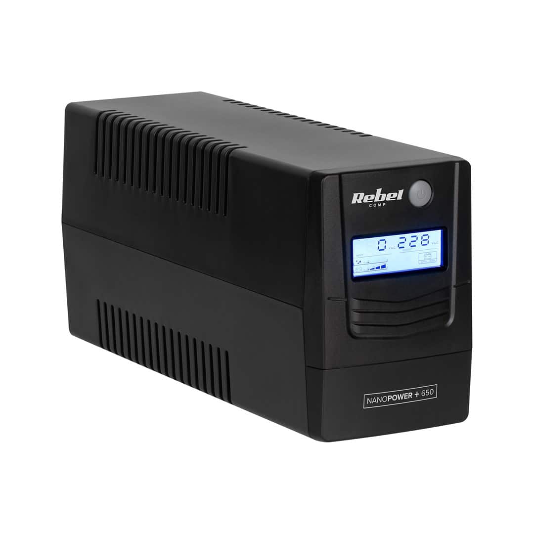 REBEL UPS NANOPOWER PLUS 650 ( OFFLINE, 650VA / 36 — zdjęcie 1 z 5