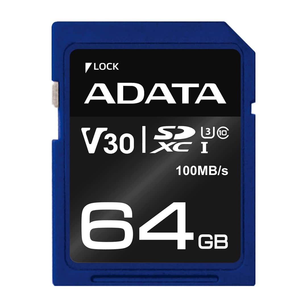 ADATA Premier Pro SDXC 64 GB Class 10 UHS-I/U3 V30 — zdjęcie 1 z 2