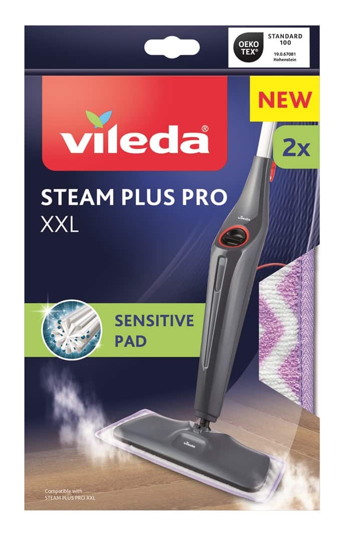 Wkład do mopa parowego Vileda Steam Plus XXL Sensitive — zdjęcie 1 z 4