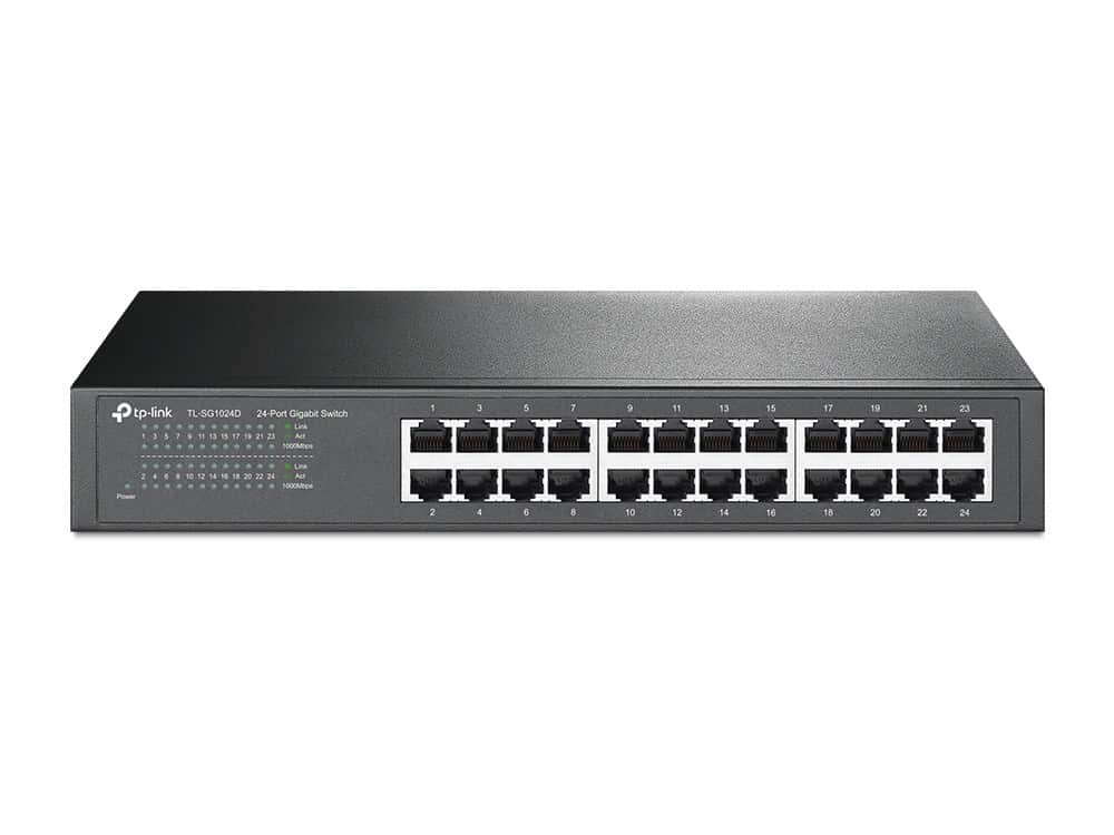 Switch TP-LINK TL-SG1024D (24x 10/100/1000Mbps) — zdjęcie 1 z 4