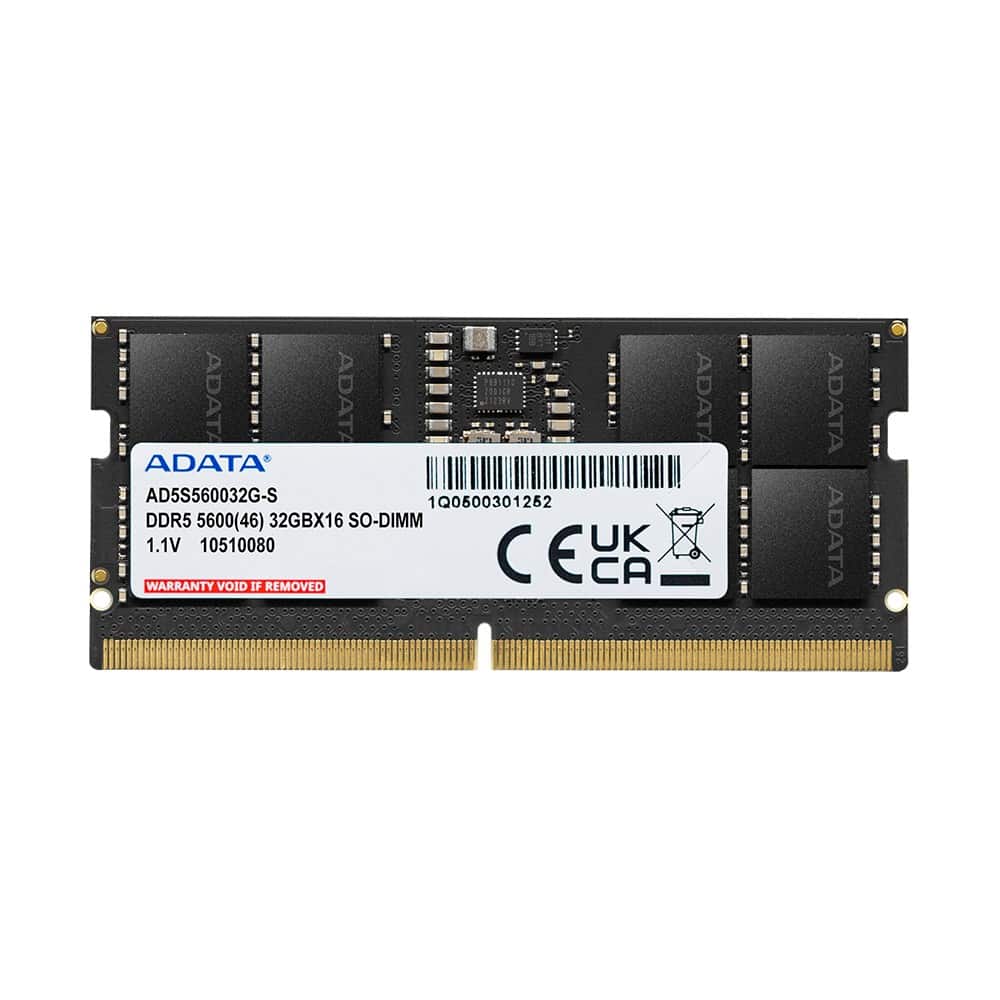 ADATA SODIMM DDR5 16 GB 5600 MHz CL46 AD5S560016G-S — zdjęcie 1 z 3
