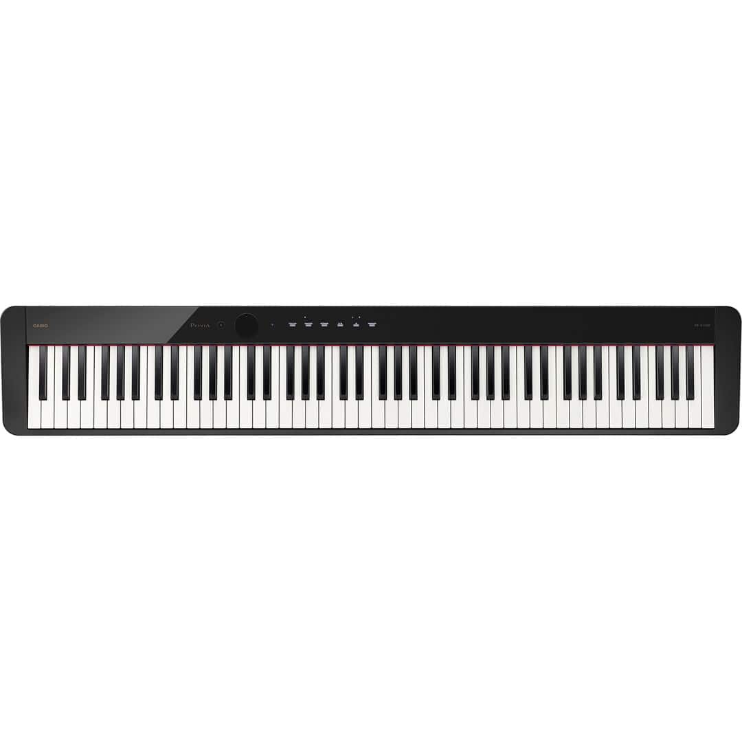 Cyfrowe pianino CASIO PX-S1100 BK - kompaktowy model z klawiaturą dynamiczną i funkcją nagrywania — zdjęcie 1 z 2