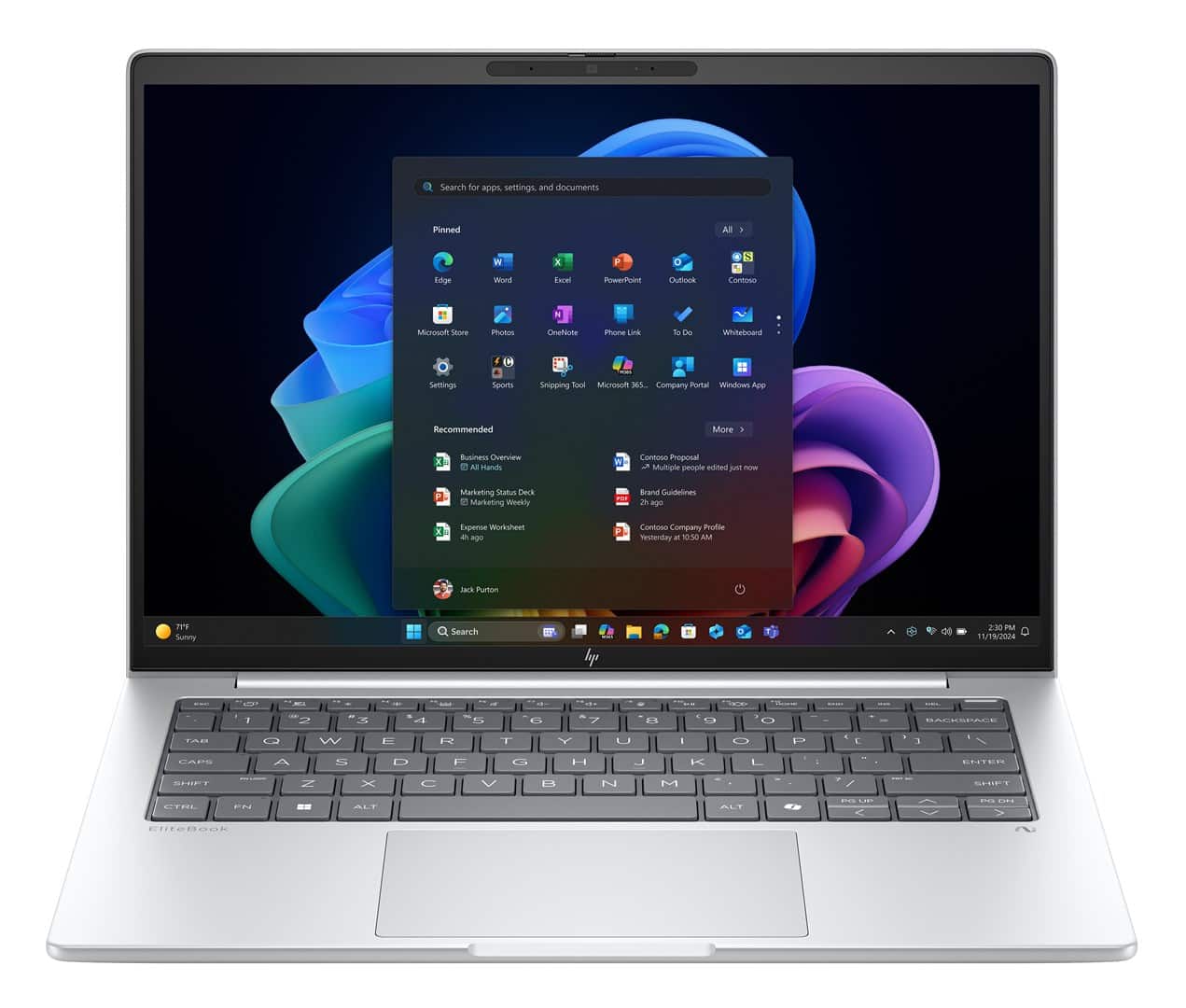 Laptop HP EliteBook 840 G1a z procesorem AMD Ryzen AI 7 PRO, 14-calowym ekranem IPS WUXGA 400 nitów, 32 GB pamięci DDR5 5600 MHz, 1 TB SSD, kartą graficzn — zdjęcie 1 z 8