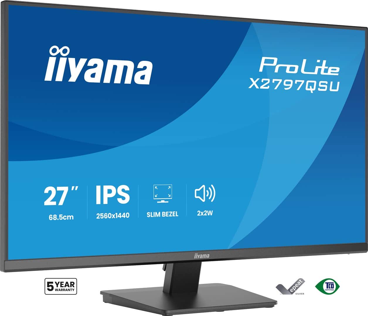 Monitor IIYAMA X2797QSU-B1 27" QHD LED — zdjęcie 1 z 8