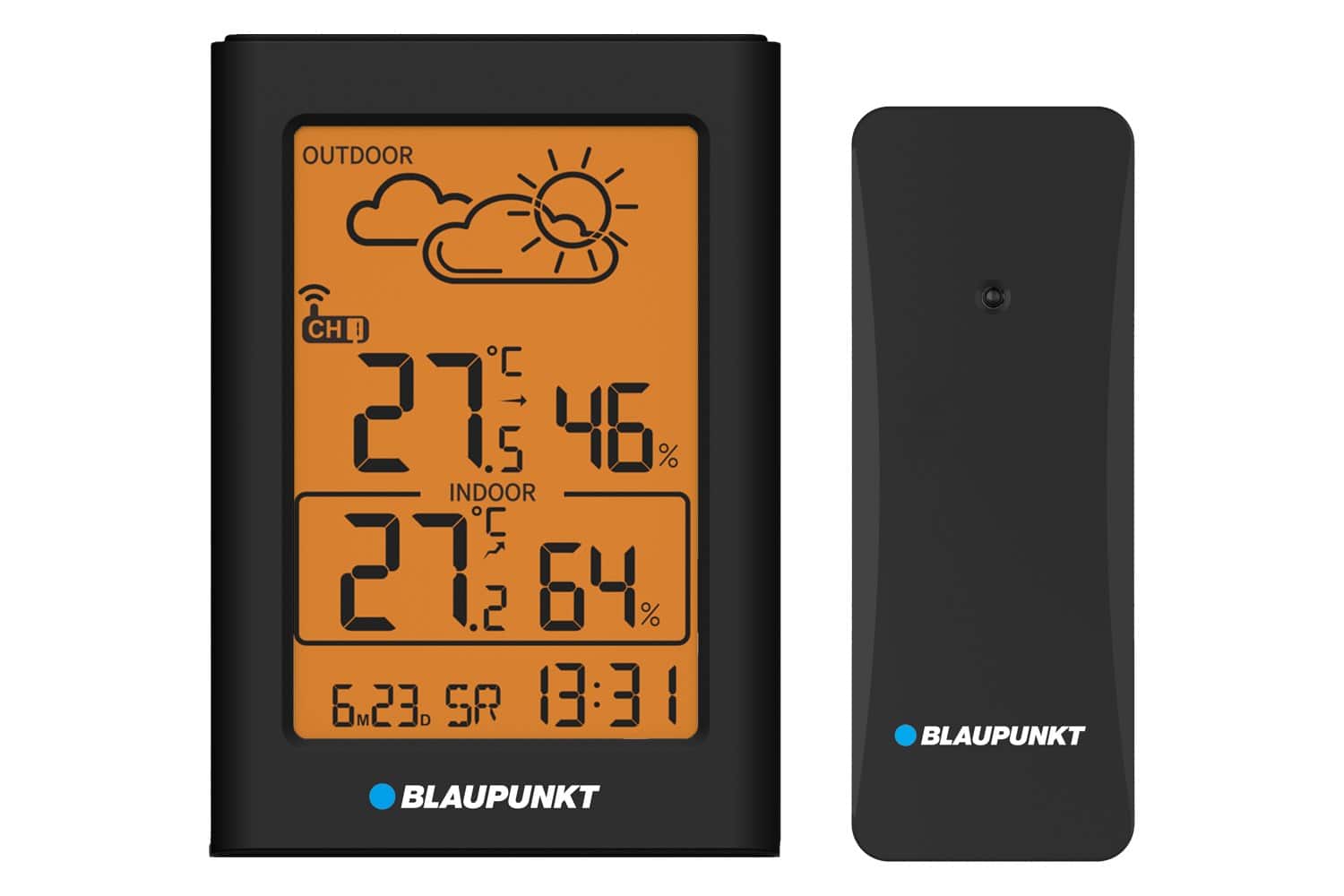 Czujnik temperatury i wilgotności Blaupunkt WS15BK (czarny)