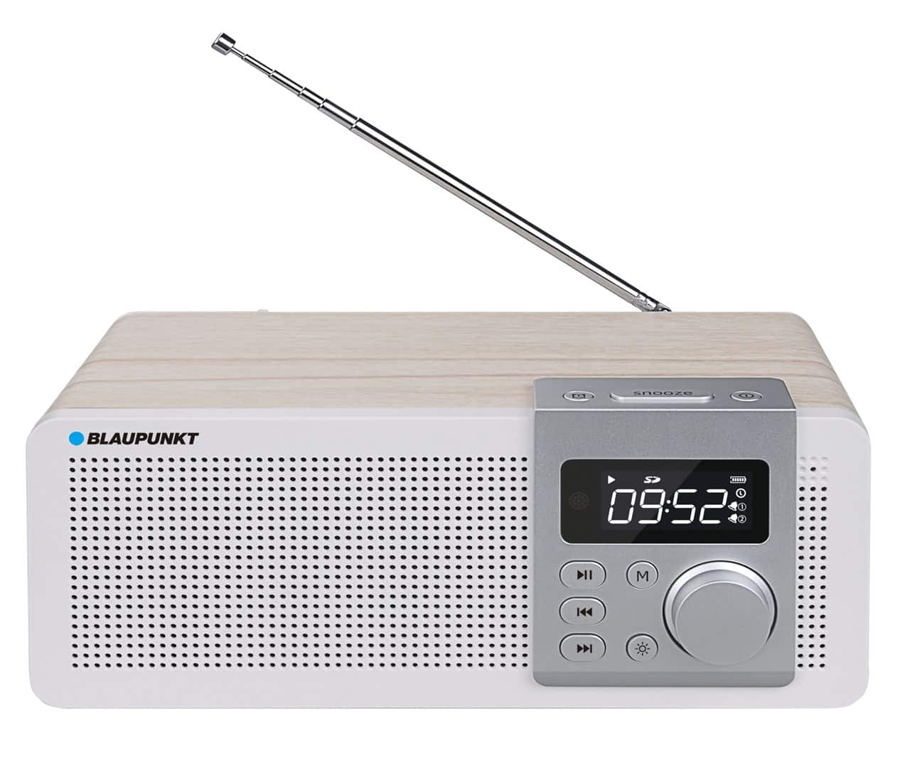 Przenośny radioodtwarzacz Blaupunkt PP14BT, biały — zdjęcie 1 z 2