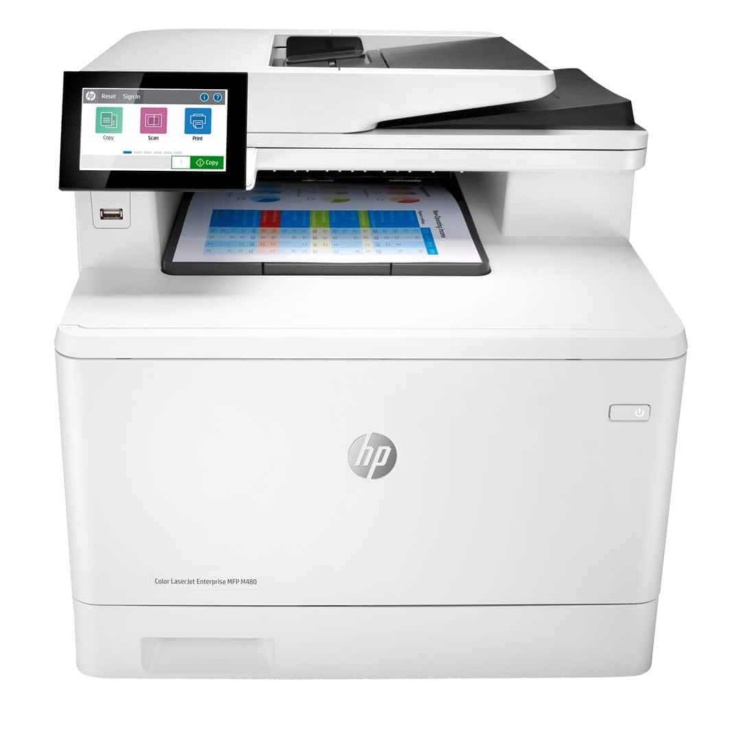 Drukarka laserowa HP Color LaserJet Enterprise M480f — zdjęcie 1 z 8