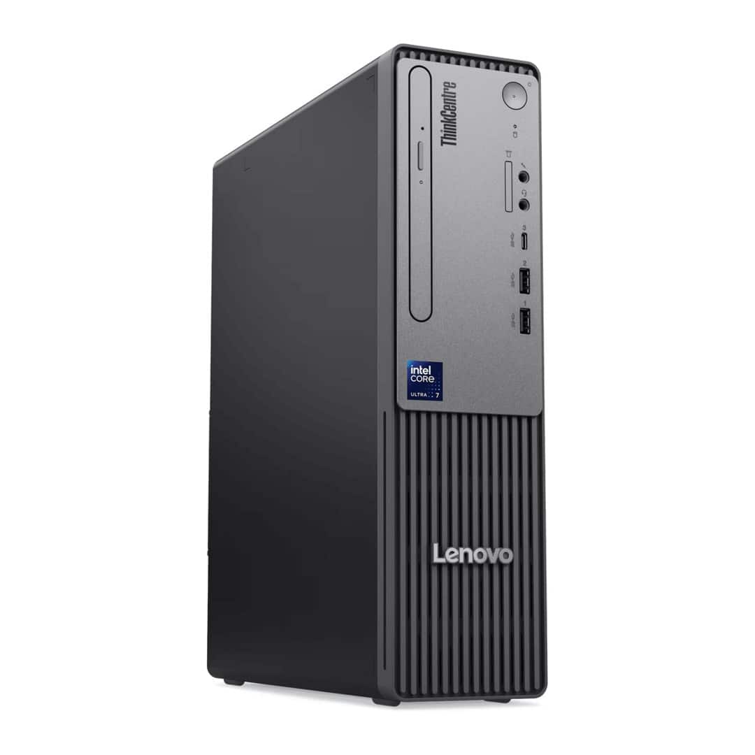 Komputer Biznesowy Lenovo ThinkCentre Neo 50s G6 SFF Ultra 3 - 16GB DDR5 5600 SSD 512GB, Intel Graphics, DVD-RW, WLAN+BT, Windows 11 Pro, Raven Black, 3 lata OnSite — zdjęcie 1 z 6