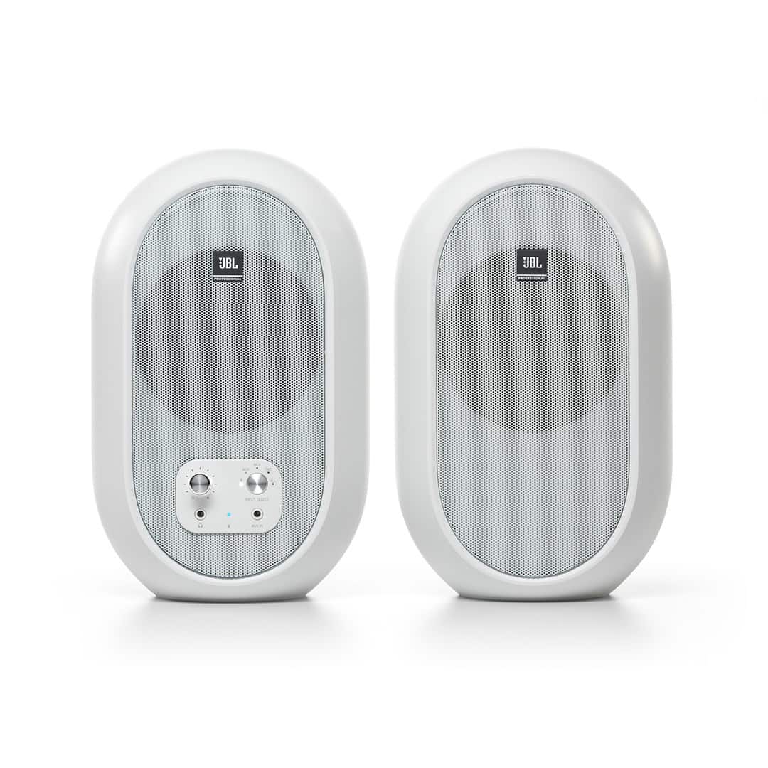 JBL 104 Set-BT White - Aktywne monitory studyjne z Bluetooth, białe — zdjęcie 1 z 3
