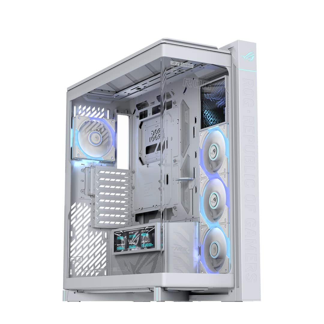 Obudowa Asus ROG CRONOX GR801 Curve TG ARGB White — zdjęcie 1 z 8