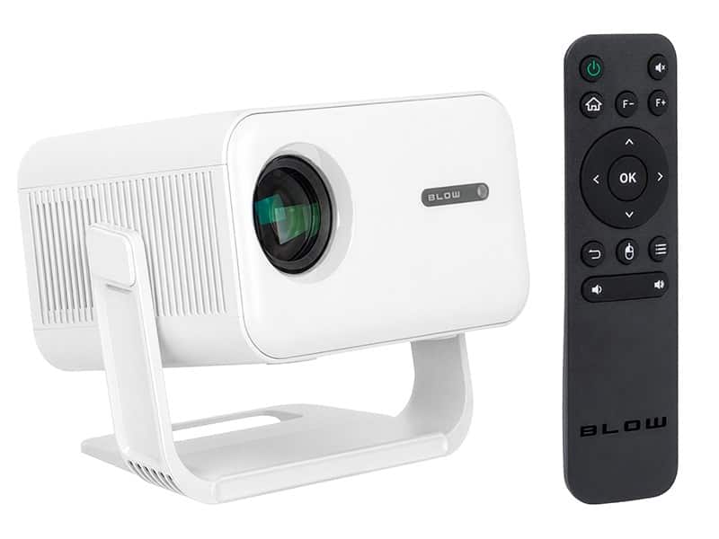 Projektor przenośny BLOW MaxView AndroidTV FullHD biały — zdjęcie 1 z 6