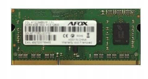 Pamięć SO-DIMM AFOX DDR3 8GB 1866MHz AFSD38CK1P — zdjęcie 1 z 2