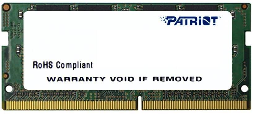 Pamięć RAM Patriot Signature PSD48G240081S (DDR4 SO-DIMM; 8 GB; 2400 MHz; CL17)
