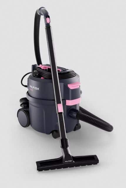 Odkurzacz biurowy Nilfisk PINK, wersja na sucho, model 107421156 — zdjęcie 1 z 2