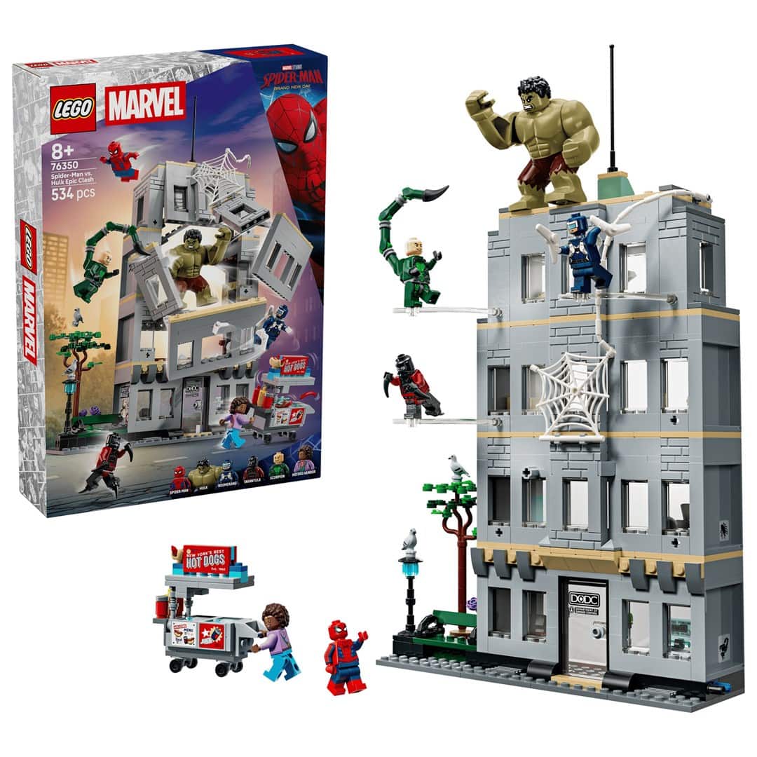 LEGO Marvel Super Heroes 76350 - Zestaw konstrukcyjny: Spider-Man vs. Hulk (Outlet) — zdjęcie 1 z 8