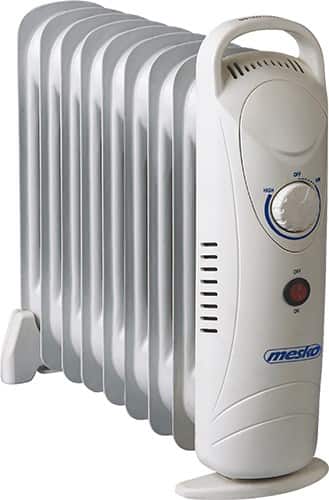 Grzejnik olejowy MESKO MS 7805, 9 żeberek, 1000W, biały — zdjęcie 1 z 6
