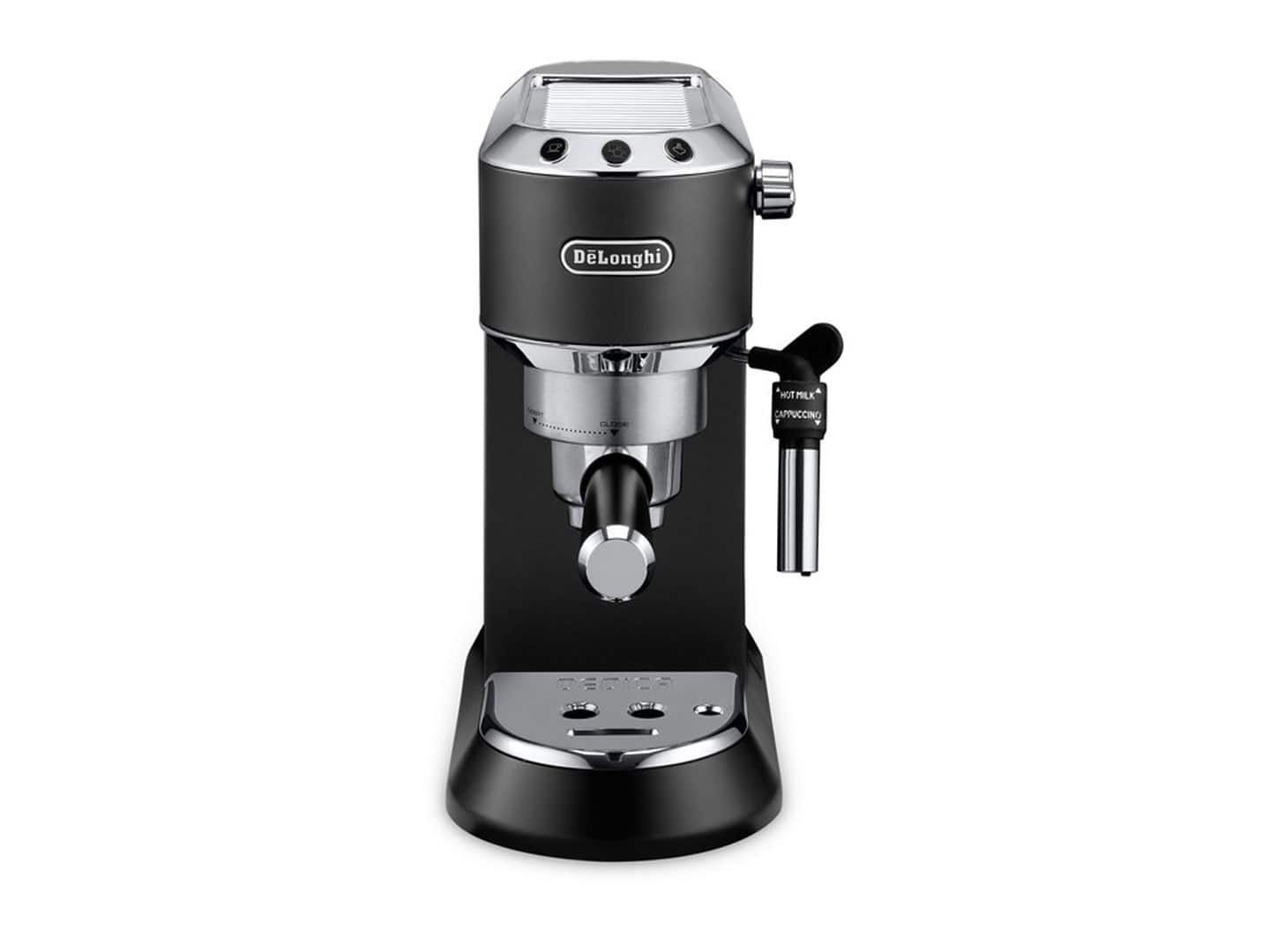 Ekspres ciśnieniowy DeLonghi Dedica Style EC 685.BK (1350W; kolor czarny) (WYPRZEDAŻ) — zdjęcie 1 z 8