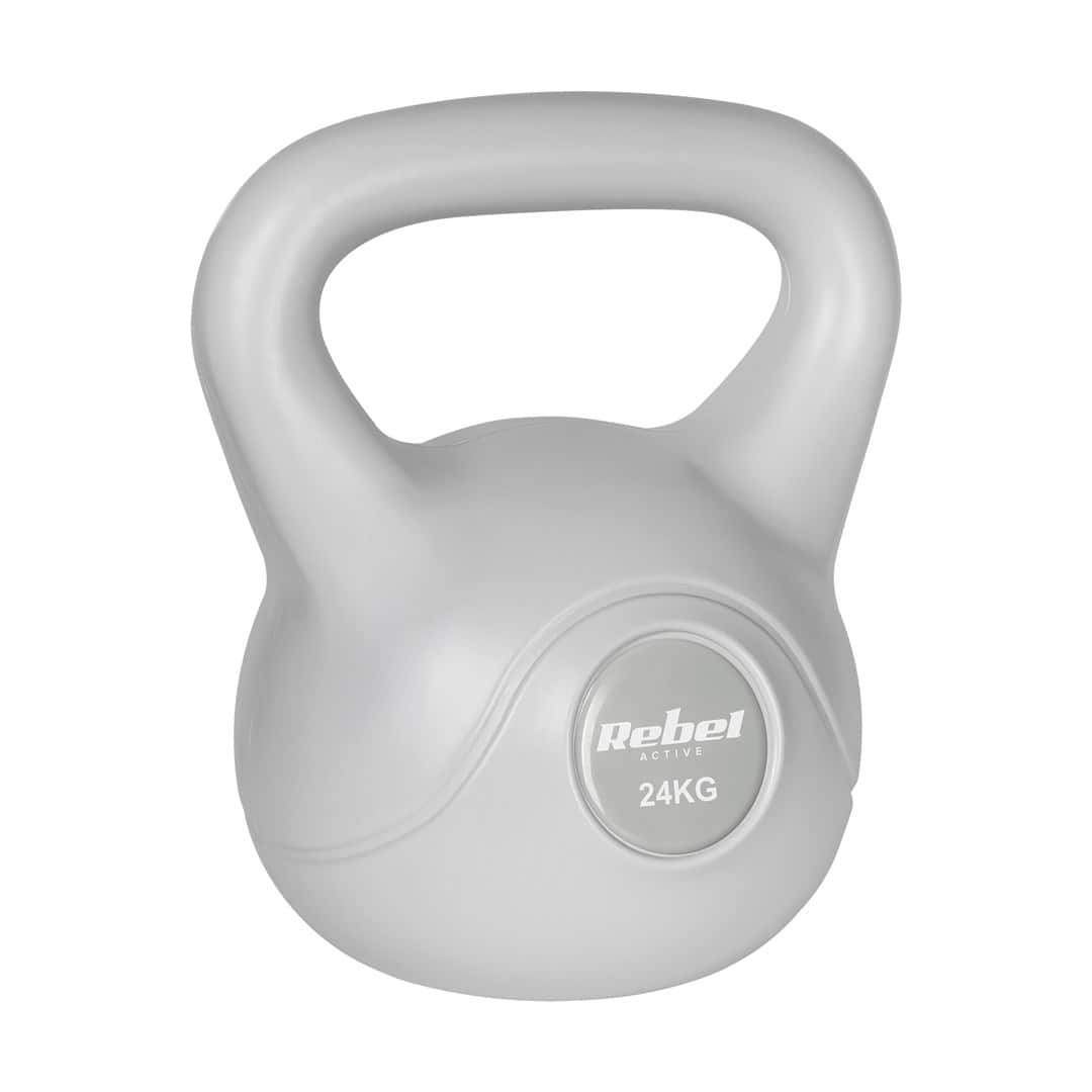 Kettlebell Rebel Active Bitumiczny 24 kg, Model RBA-2322G-24, Szary — zdjęcie 1 z 3