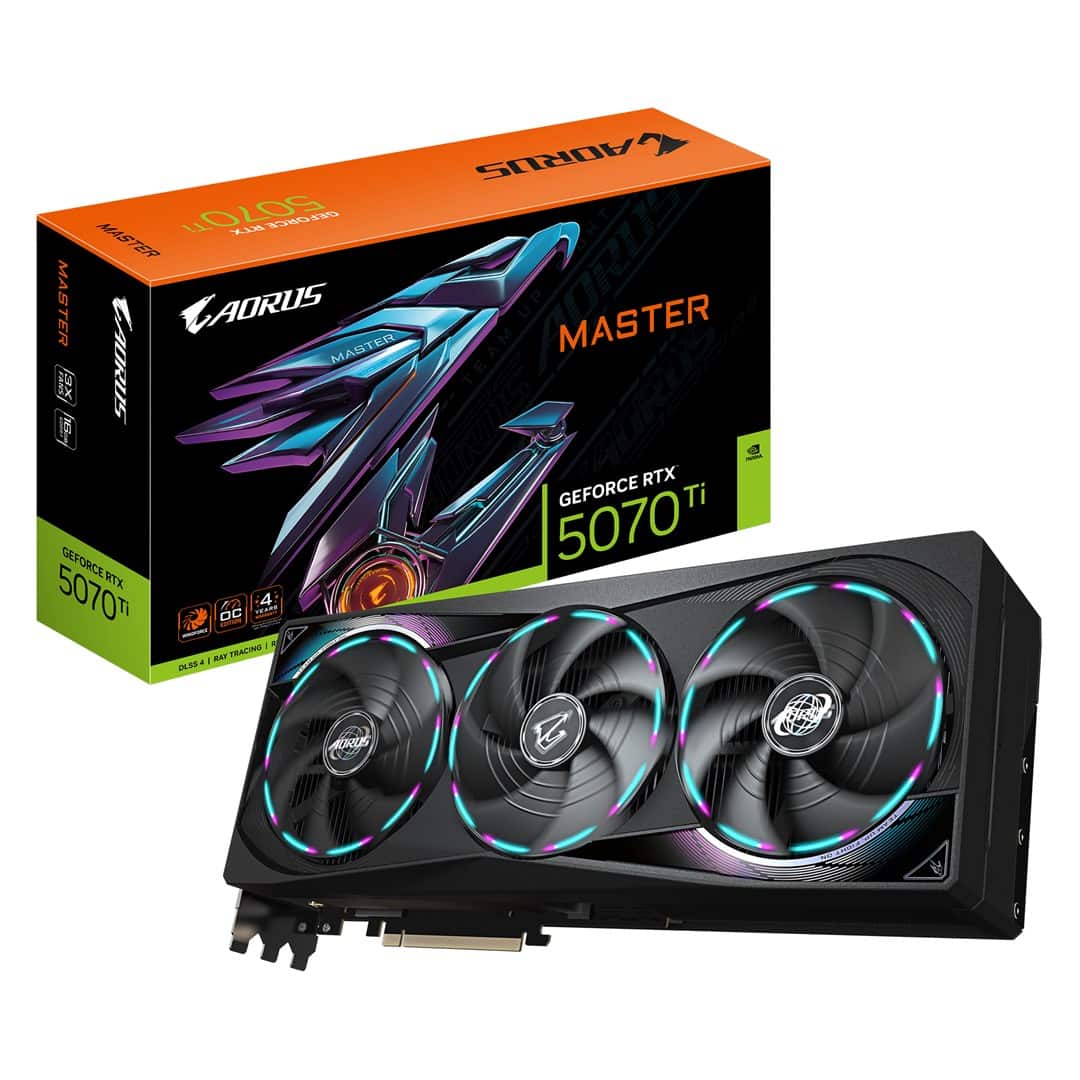 Karta graficzna Gigabyte GeForce RTX 5070 Ti AORUS M 16GB — zdjęcie 1 z 8