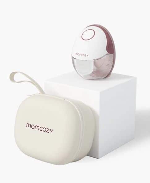 MOMCOZY M6 – bezprzewodowy laktator hands-free, czerwony, zestaw pojedynczy 180 ml — zdjęcie 1 z 8