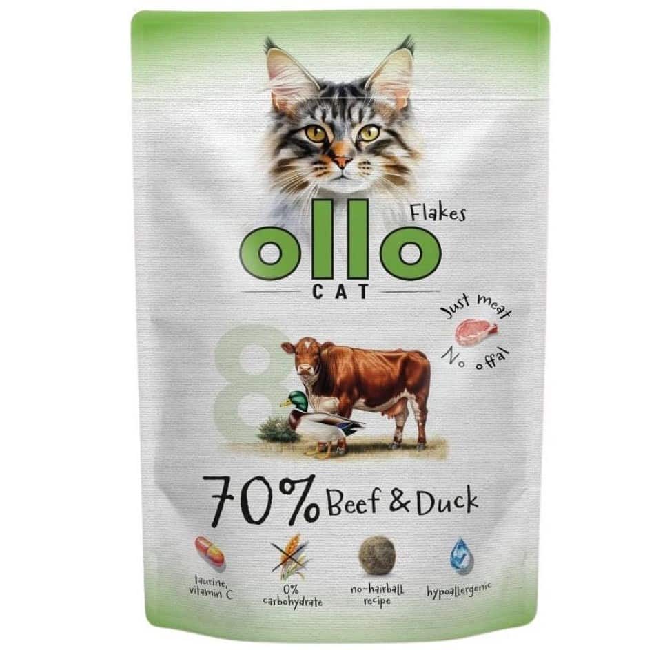 Ollo saszetka 85g - Karma mokra dla kota Wołowina i Kaczka