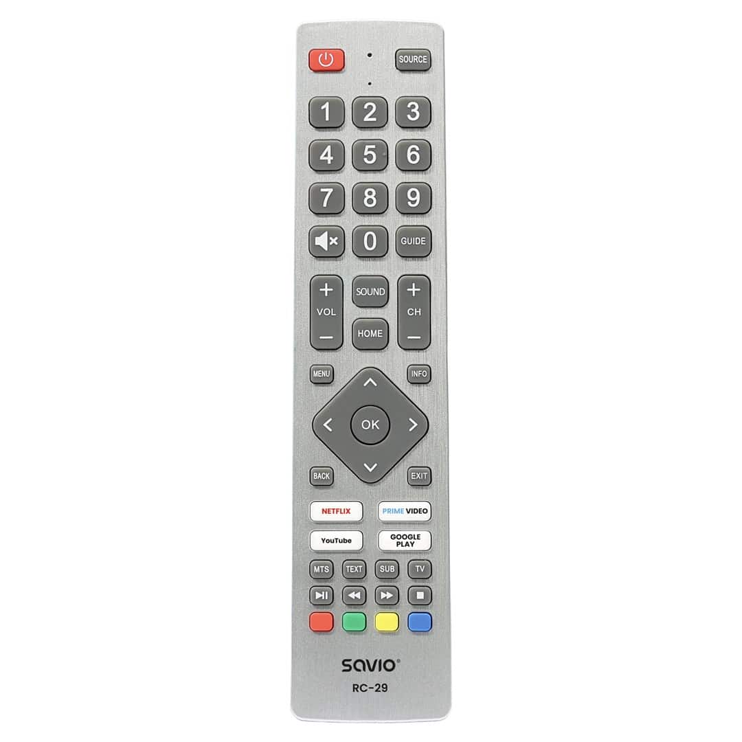Pilot uniwersalny SAVIO do TV Sharp Smart TV - RC-29 — zdjęcie 1 z 4