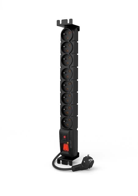 Listwa zasilająca Acar S8 FA RACK (5m, czarna)