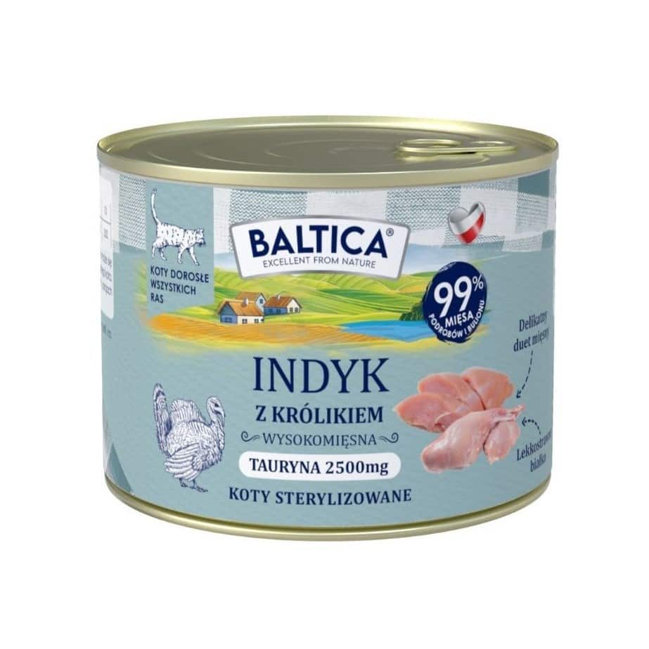 Karma mokra dla kota Baltica Smaki Regionów - Indyk z królikiem 185g — zdjęcie 1 z 3